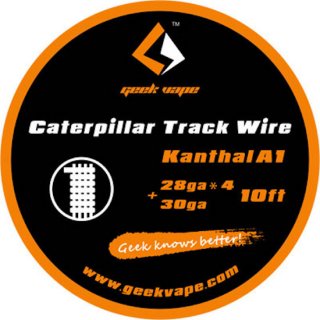 Kanthal A1 Caterpillar Track Wire 28ga*4+30ga 10ft