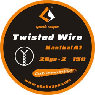 Kanthal A1 Twisted Wire 28ga*2