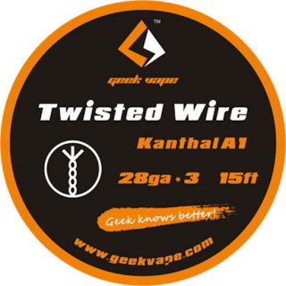 Kanthal A1 Twisted Wire 28ga*3