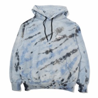 TIE DYE HOODED PULL OVER (SAX BLACK)<img class='new_mark_img2' src='https://img.shop-pro.jp/img/new/icons20.gif' style='border:none;display:inline;margin:0px;padding:0px;width:auto;' />