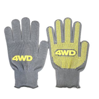 4WD Knit Gloves (Gray)