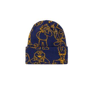 【CLASSIC GRIP】 CONFUSED CHARACTER BEANIE (NAVY)