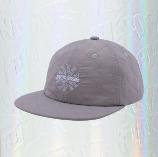 Quilted Spiral 6 Panel Strapback (Grey)