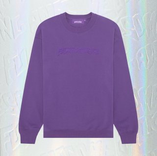 Stamp Embossed Crew (Purple)