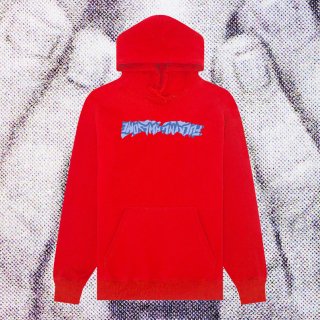 Cut Out Logo Hoodie (Red)