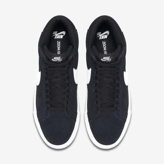 NIKE SB ZOOM BLAZER MID - BLACK/WHITE (864349-002)