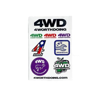 4WD Sticker Sheet