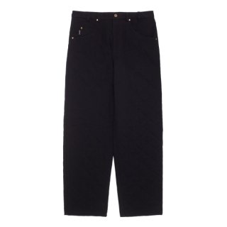 Baggy Quilted Pant (Black)