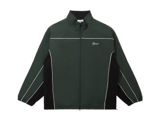 Full Zip Nylon/Fleece Jacket (Forest Green)