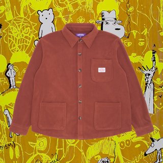 Polar Fleece Overshirt (Brown)