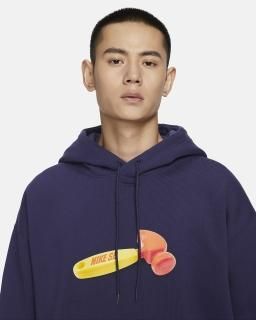 HAMMER  FLEECE P/O HOOD - PURPLEINC (FQ2193-555)