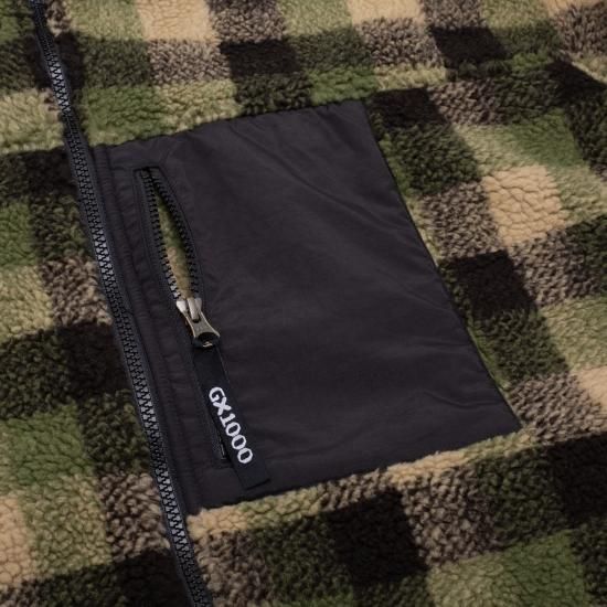Sherpa Fleece (Green Plaid)