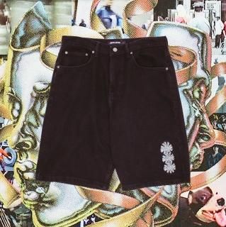 Three Spiral Denim Short (Black)