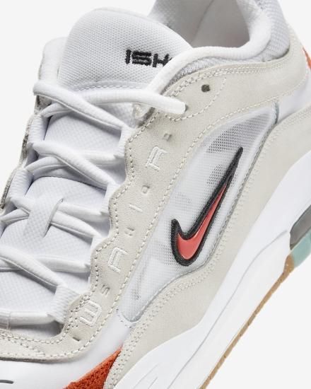 NIKESB AIR MAX ISHOD - WHITE/ORANGE (FB2393-103) - charlie