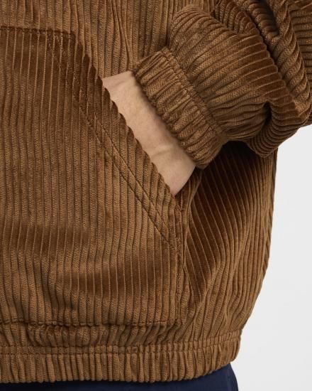 ジャケット・アウター fur hooded corduroy jacket HEAT PADDED Corduroy Jacket | GU US