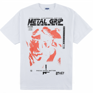 CLASSIC GRIPMETAL GRIP T-SHIRT (WHITE)