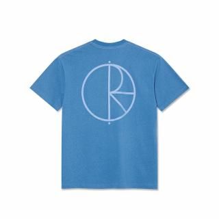 CONTRAST TEE | STROKE LOGO (FRENCH BLUE)