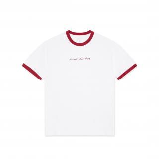 SIGNATURE RINGER SS TEE (OLD RED)