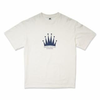 Sarcastic ClothingHOMME CROWN S/S TEE (WHITE)