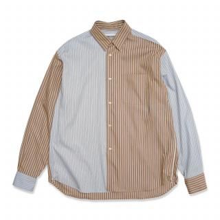 CRAZY PATTERN VENTILATION SHIRT (BLUE)