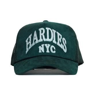 Hardies HardwareCURVE TRUCKER HATS SUEDE (GREEN)