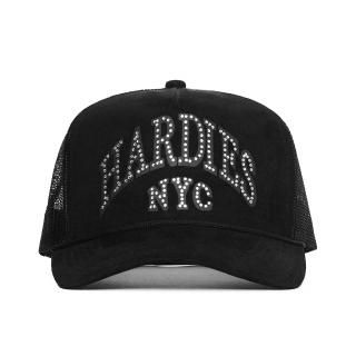 Hardies HardwareCURVE TRUCKER HATS SUEDE (BLACK)