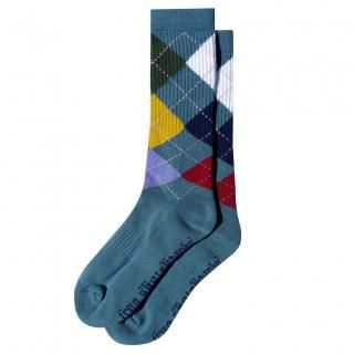 Argyle Socks (Teal)