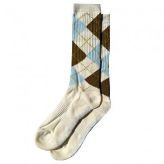 Argyle Socks (Cream)