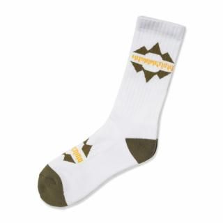 SKATE SOCKS (WHITE/NAVY)