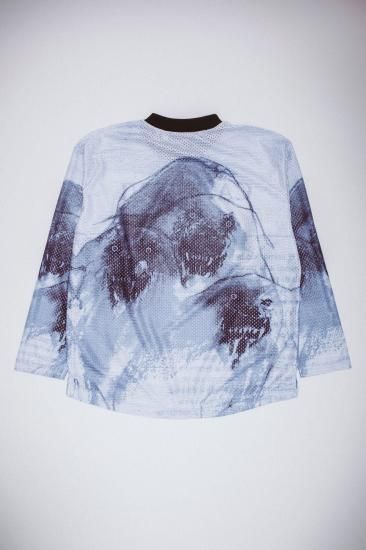 CERBERUS MOTO JERSEY (WHITE) - charlie works Hiroshima
