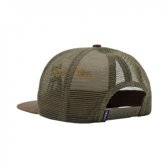 GOHEMP ブラウン トラッカーハット OWL Trucker Hat (Brown / Green) - charlie works Hiroshima