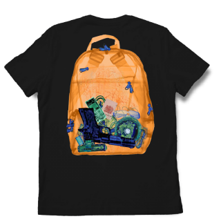 CLASSIC GRIPX RAY T-SHIRT (BLACK)