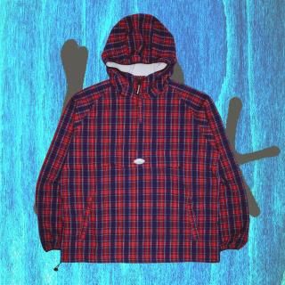 PLAID ANORAK