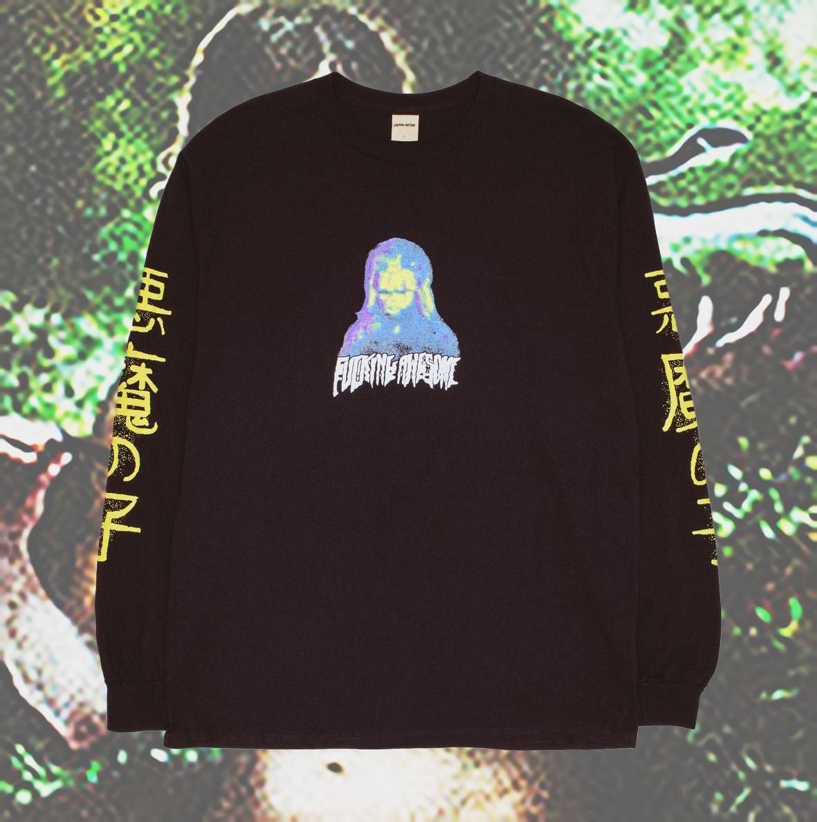 Shinkoku Long Sleeve Tee (Black) - charlie works Hiroshima