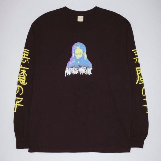 Shinkoku Long Sleeve Tee (Black) - charlie works Hiroshima