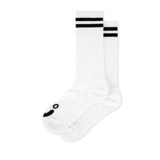 RIBSOCKS - HAPPYSAD LONG (WHITE)