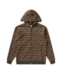 BRONZE 56KICECREAM Hardware Full Zip Hoodie (BLACK)