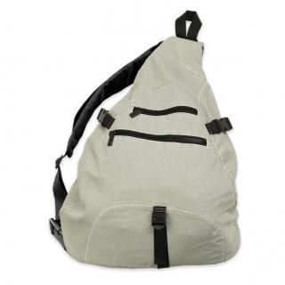 DENIM SLING BACK PACK( WHITE)