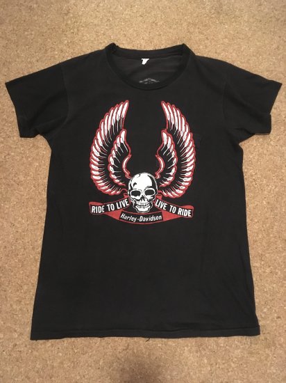 Harley-Davidson skull wing t-shirt - Tシャツ/カットソー(半袖/袖なし)