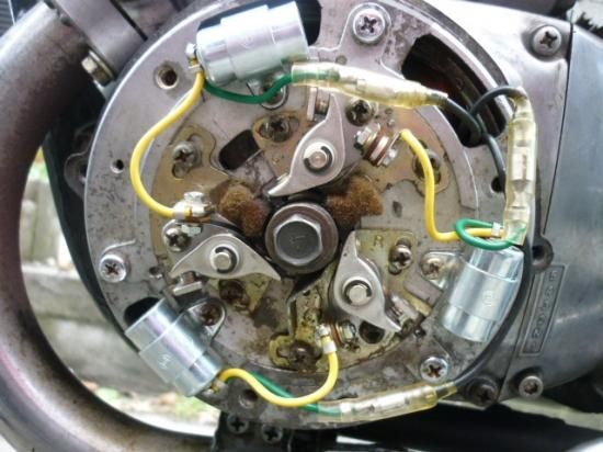 KH250 KH400 350SS 400SS マッハ ポイント コンデンサ セット KH250 KH400 350SS 400SS マッハ ポイント コンデンサ セット