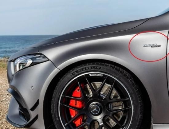 メルセデスベンツ純正 【TURBO 4MATIC+】 53AMG用 サイド