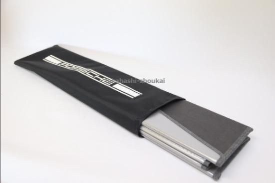 ポルシェ パナメーラ 純正サンシェード USポルシェ純正 専用設計 PORSCHE ロゴ入 サンシェード 吸盤不要