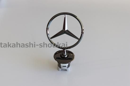 純正ボンネット マスコット ＊ブラッククロームメッキS204 S203