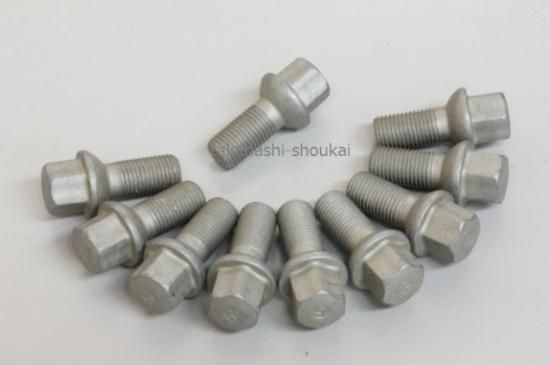 【ベンツ純正】ホイールボルト 10本, M14 ピッチ1.5 球面, 首下27mm, Bクラス W246 W245, Vクラス W639 - Takahashi Shoukai Co.,Ltd 【ベンツ純正】ホイールボルト 10本, M14 ピッチ1.5 球面, 首下27mm, Bクラス W246 W245, Vクラス W639 - Takahashi Shoukai Co.,Ltd