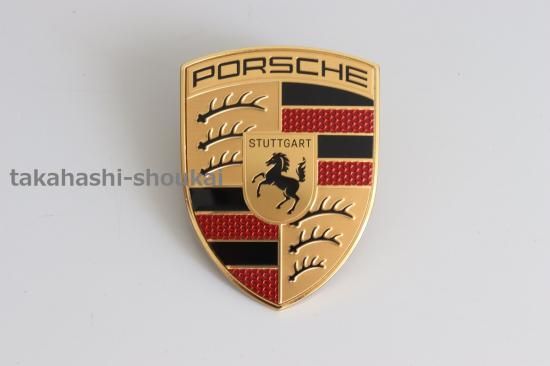 porscheクレストエンブレム　純正品 楽天市場】ポルシェ カイエン 957型ポルシェ純正 フロント