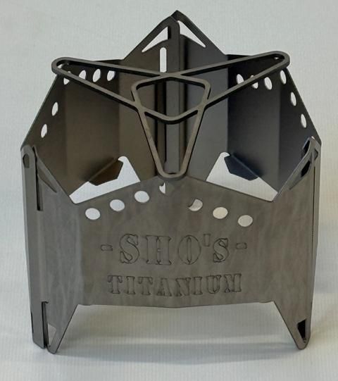 笑's チタン製 アルコールストーブ用 風防兼ゴトク 『H-75ti』 - 工場