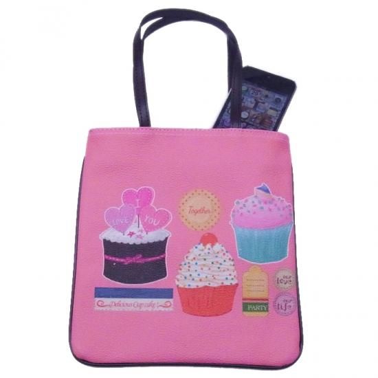 Katie カップケーキデザイン かごバッグ Katie カップケーキデザイン かごバッグ Katie カップケーキ