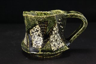  ɥޥå [ Oribe Rinpa Mug Cup by makoto YAMAGUCHI]