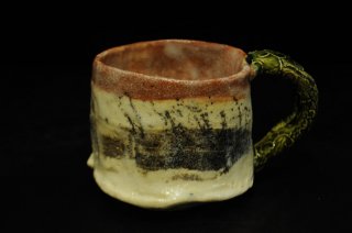 山口真人 鳴海織部マグカップ [ Narumi Oribe  Mug Cup by makoto YAMAGUCHI]