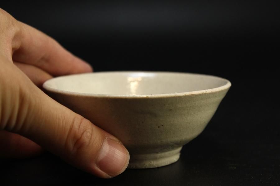 鈴木大弓 白磁ぐい呑 [Hakuji Guinomi by Hiroyumi Suzuki